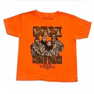 Duck Dynasty Kids Orange Graphic T-Shirt